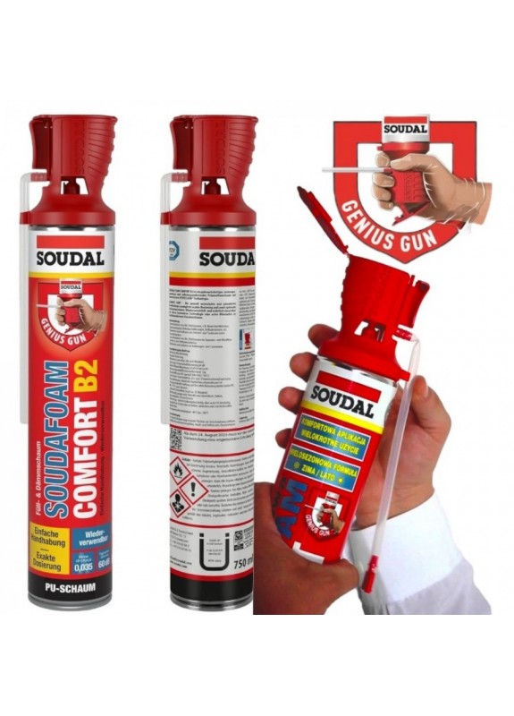 Soudal Comfort Poliüratan Köpük 750 Ml